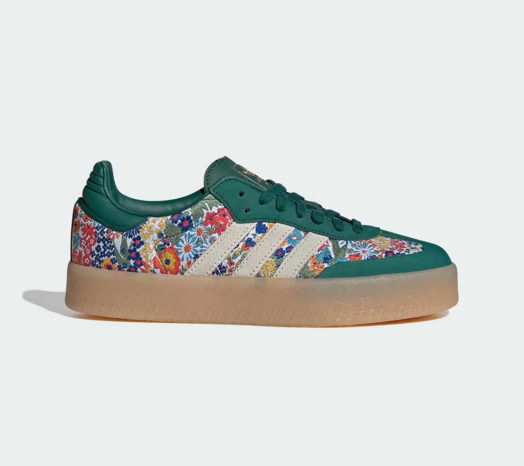 Gzl x L. London Floral Sambae Collegiate Green