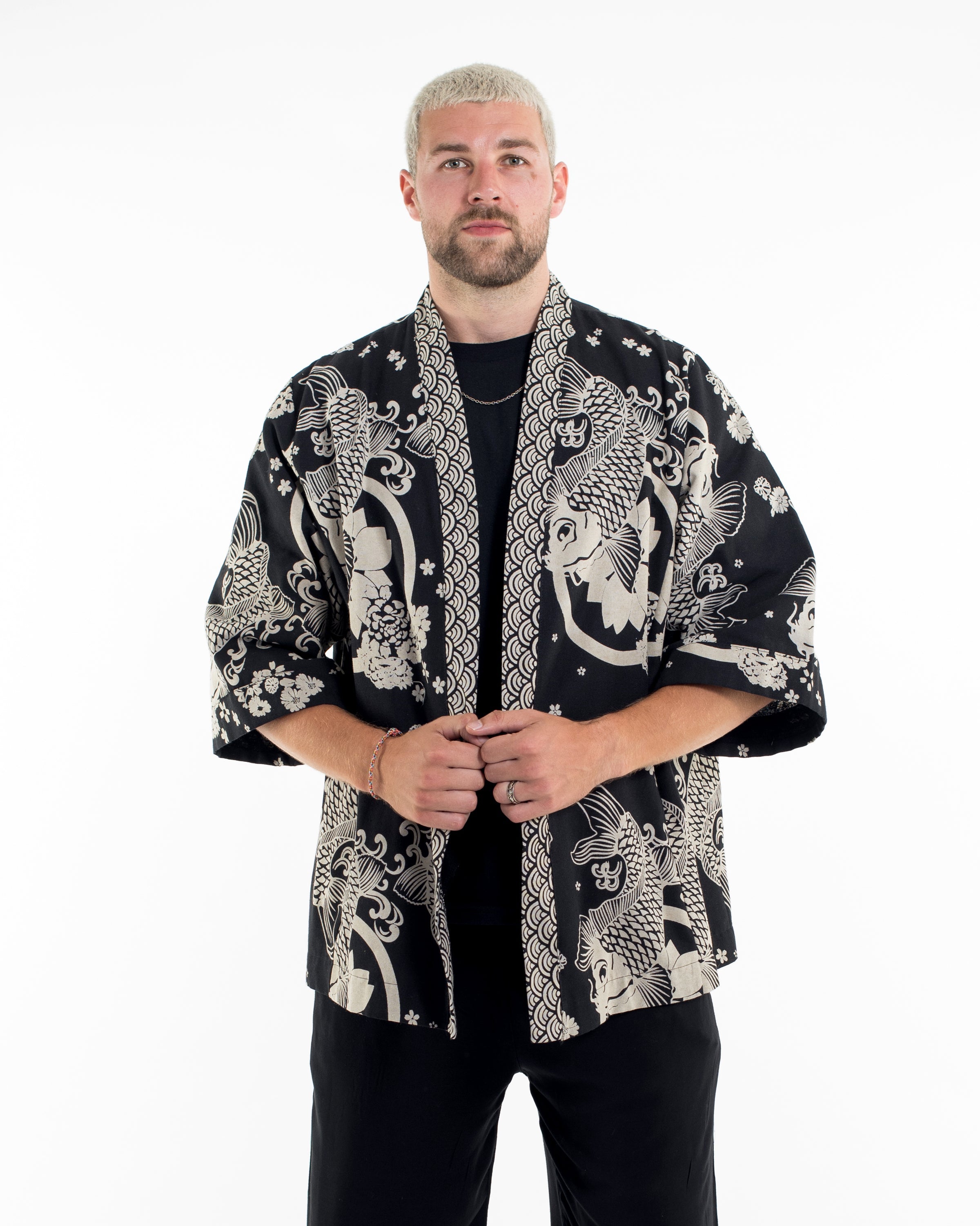 Unisex Koi Fish Cotton Lounge Set