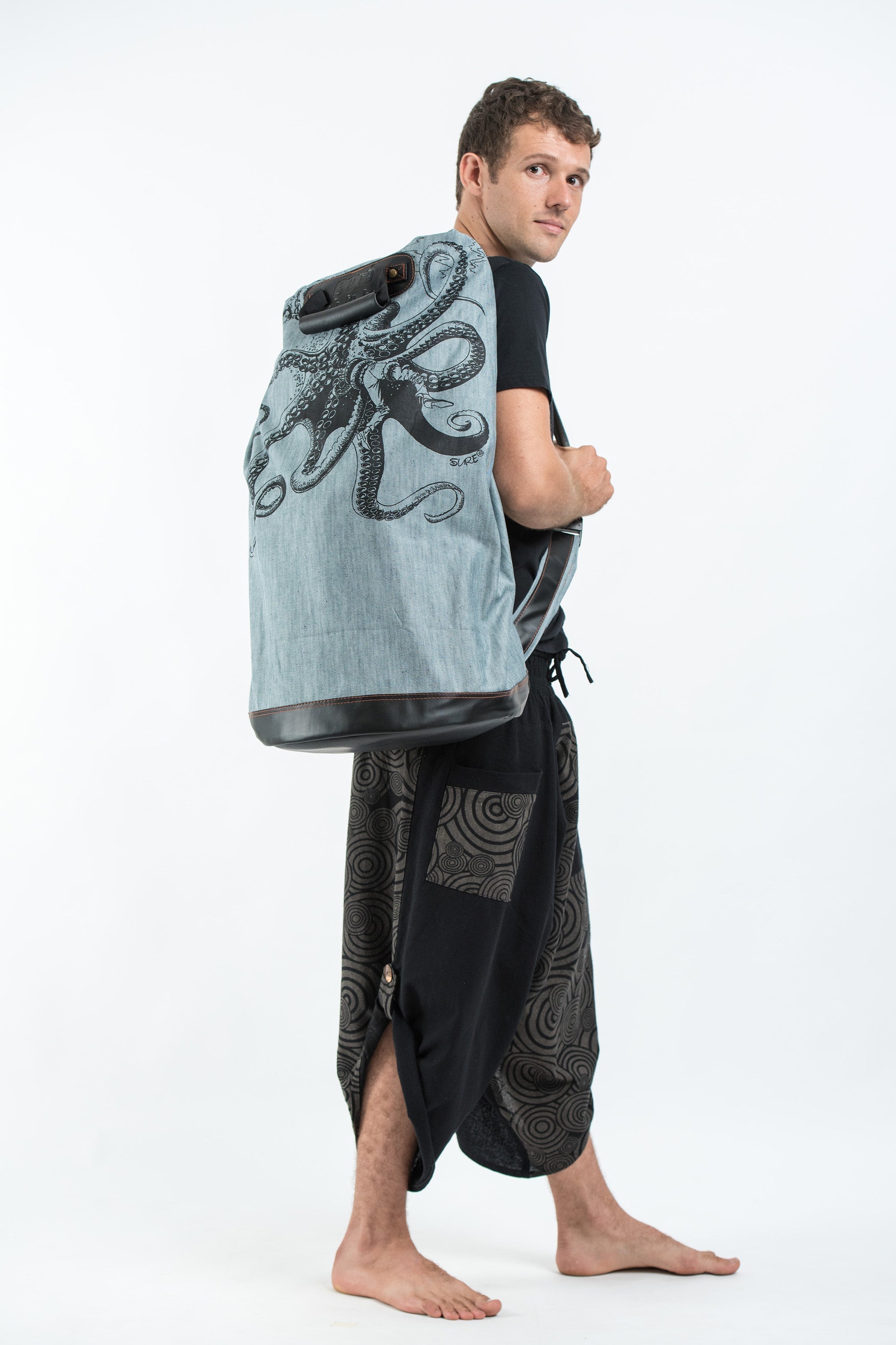 Octopus Denim Gear Backpack