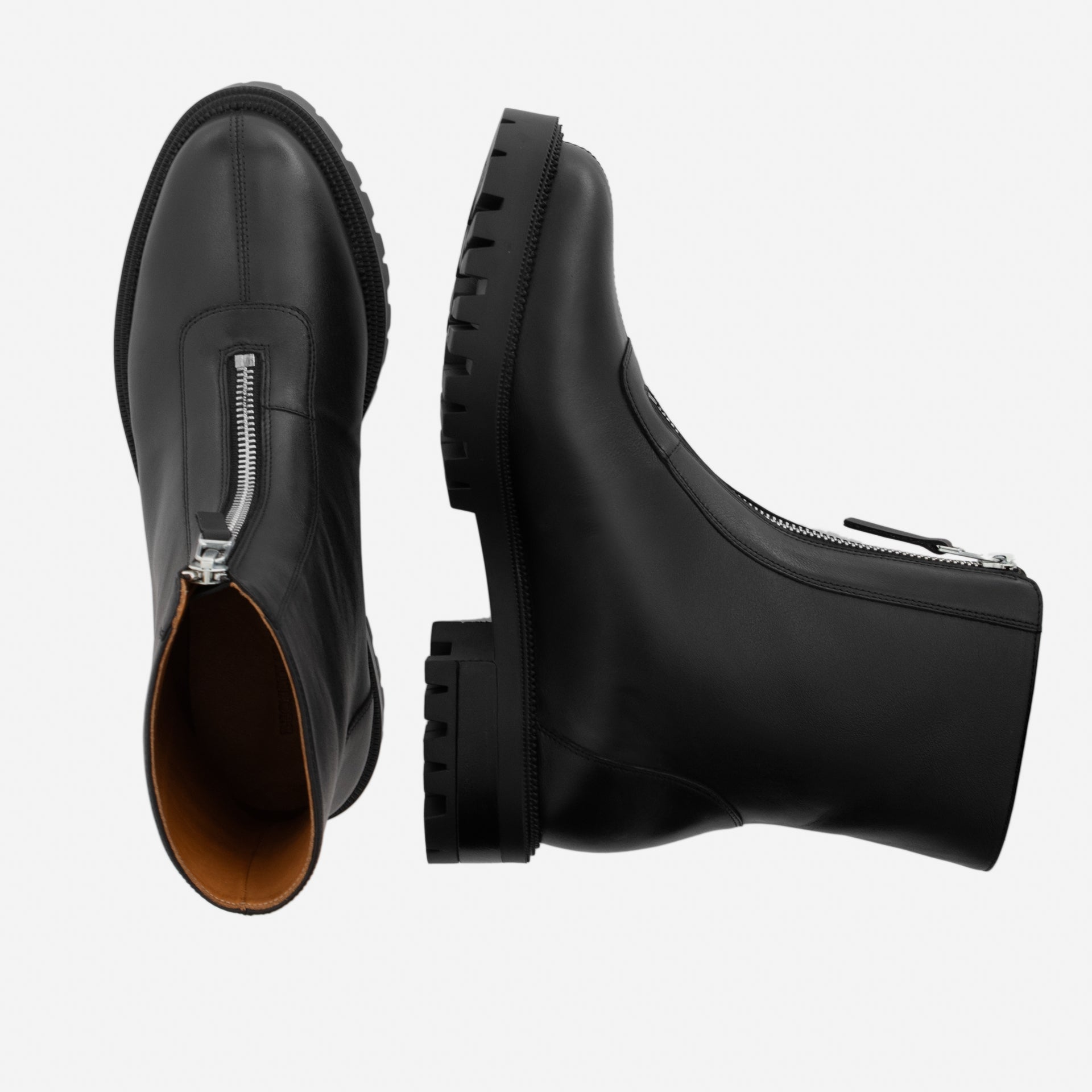 Jenna Zip Up Boots - Women’s Full-Grain Leather