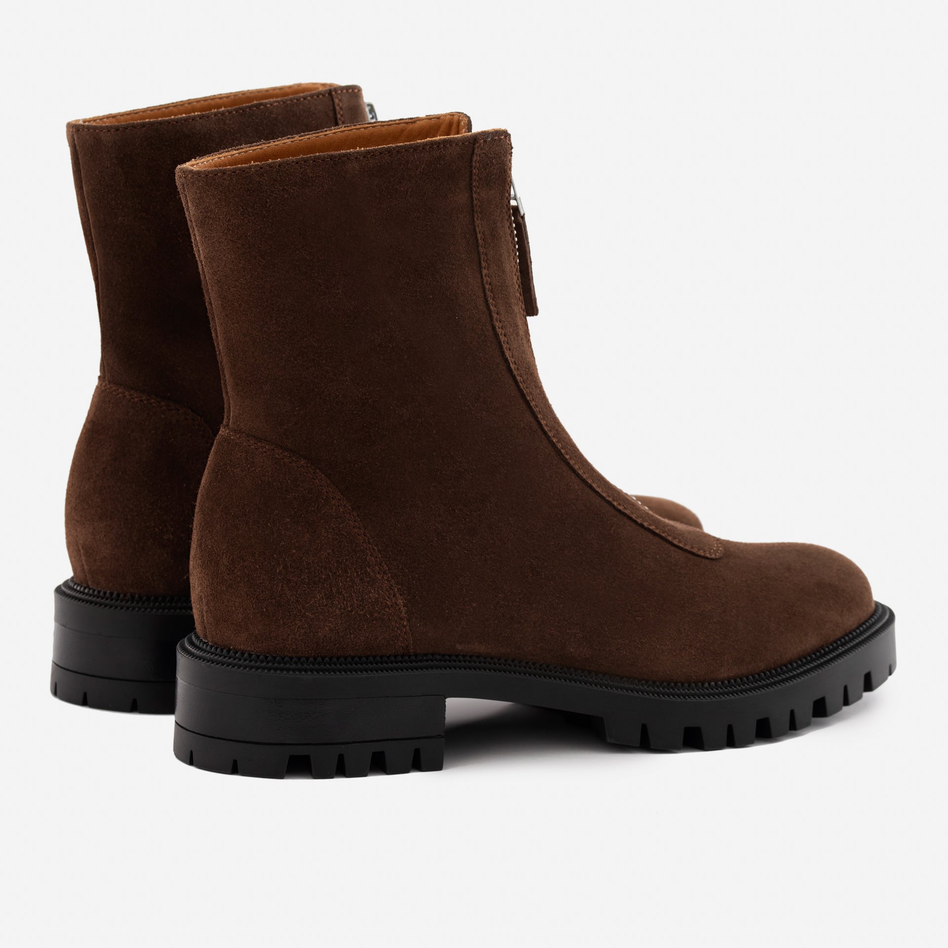 Jenna Zip Up Boots - Women’s Water-Repellent Suede