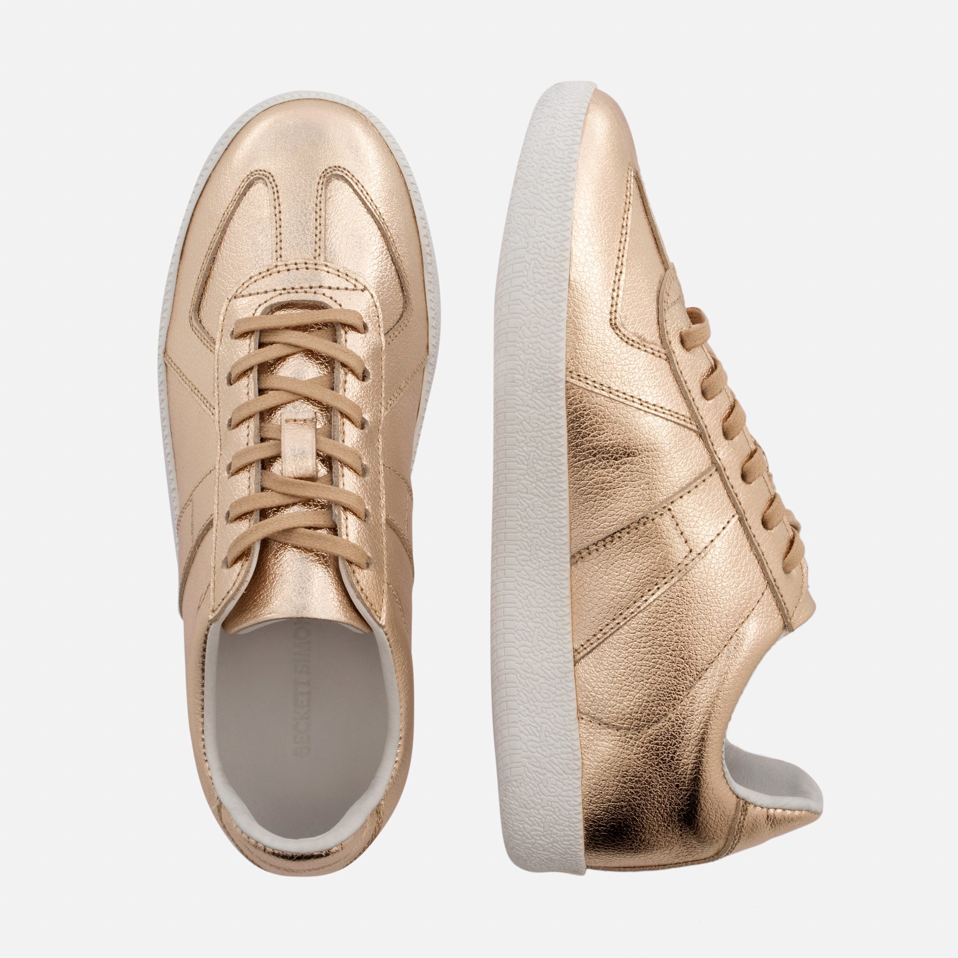 Morgen Trainers - Metallic Leather - Women's
