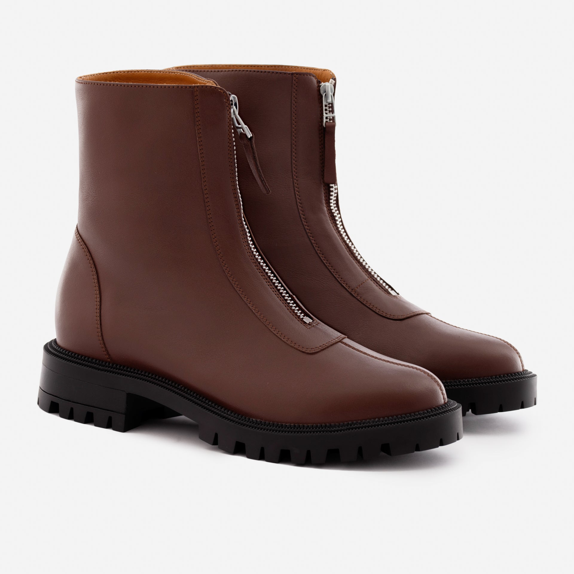 Jenna Zip Up Boots - Women’s Full-Grain Leather
