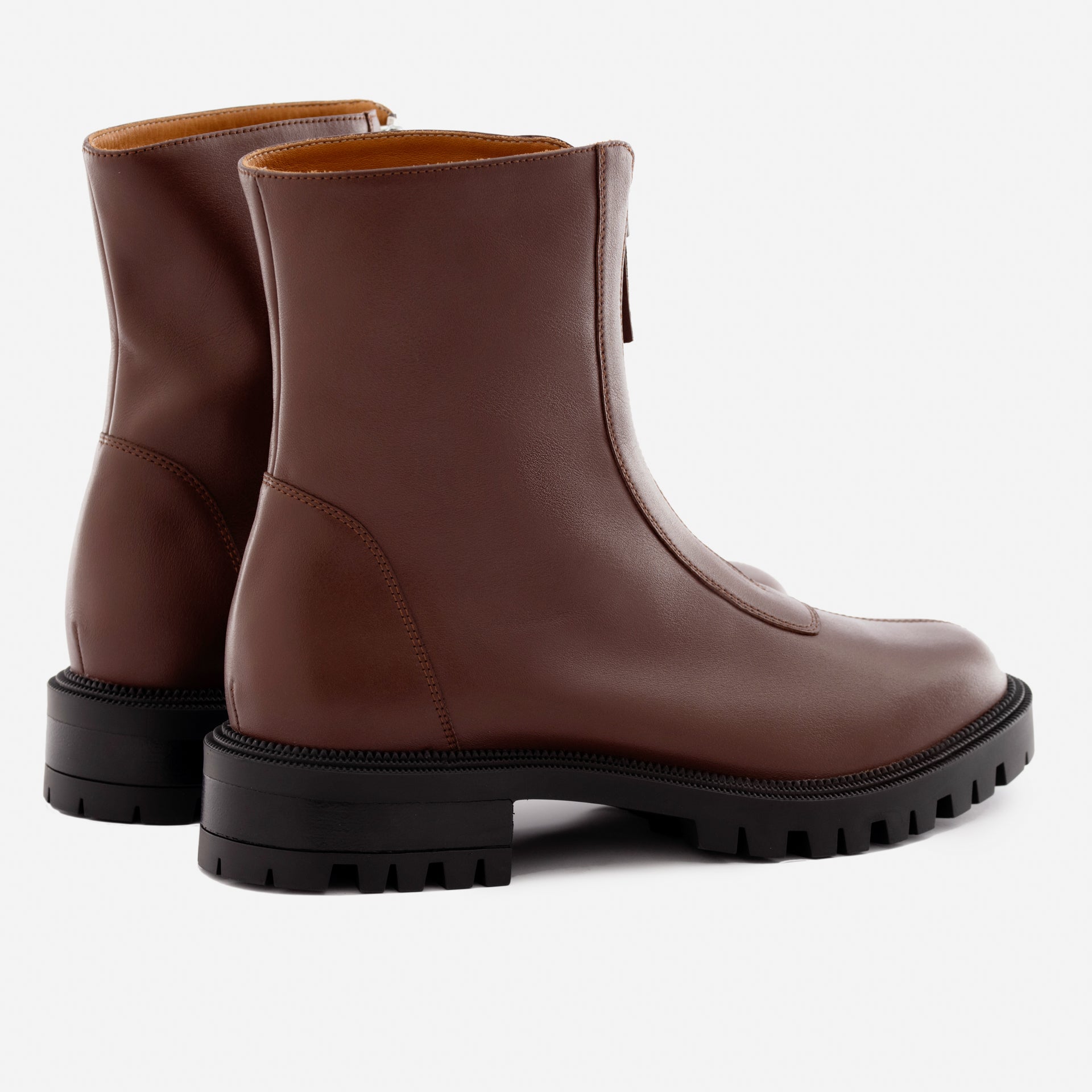 Jenna Zip Up Boots - Women’s Full-Grain Leather
