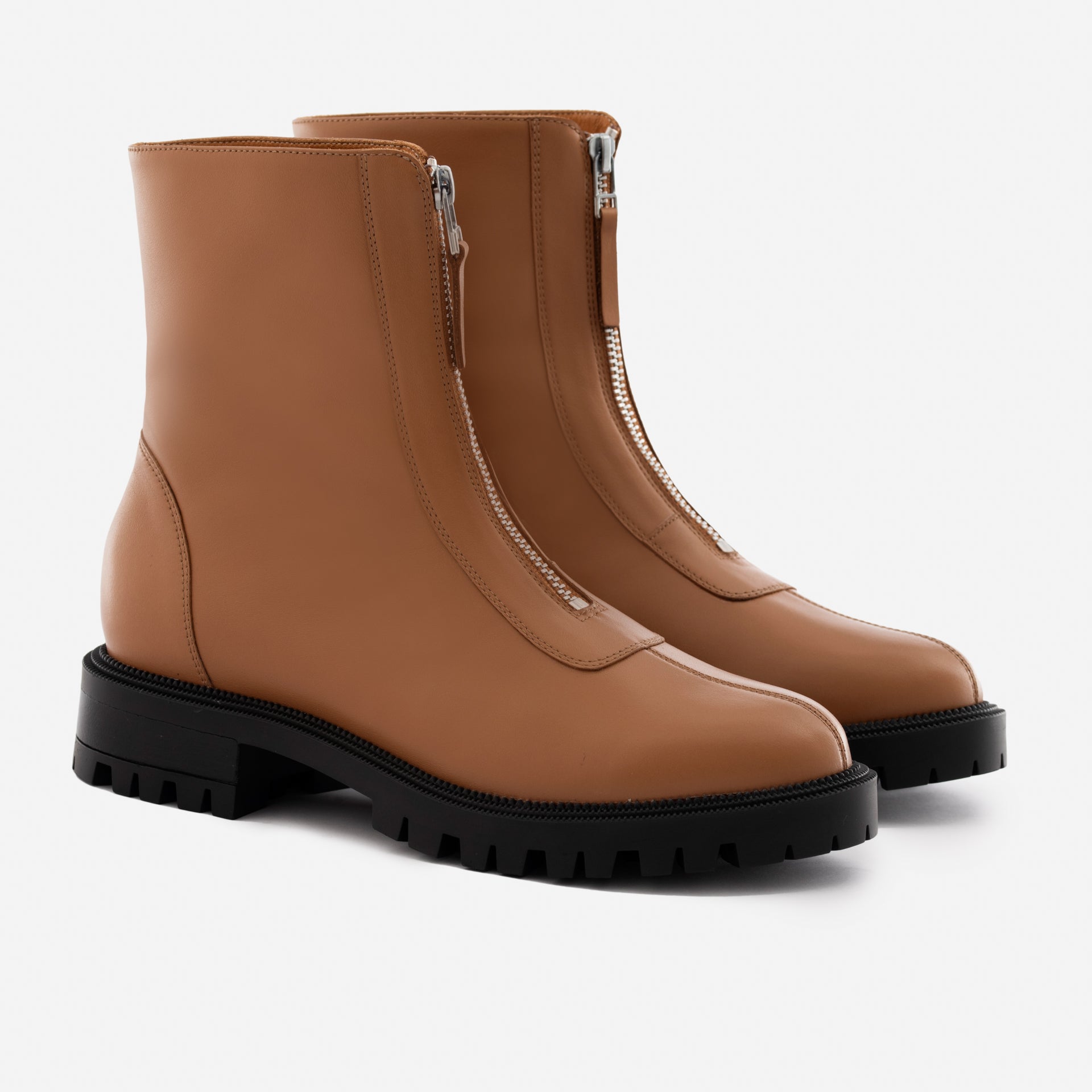 Jenna Zip Up Boots - Women’s Full-Grain Leather