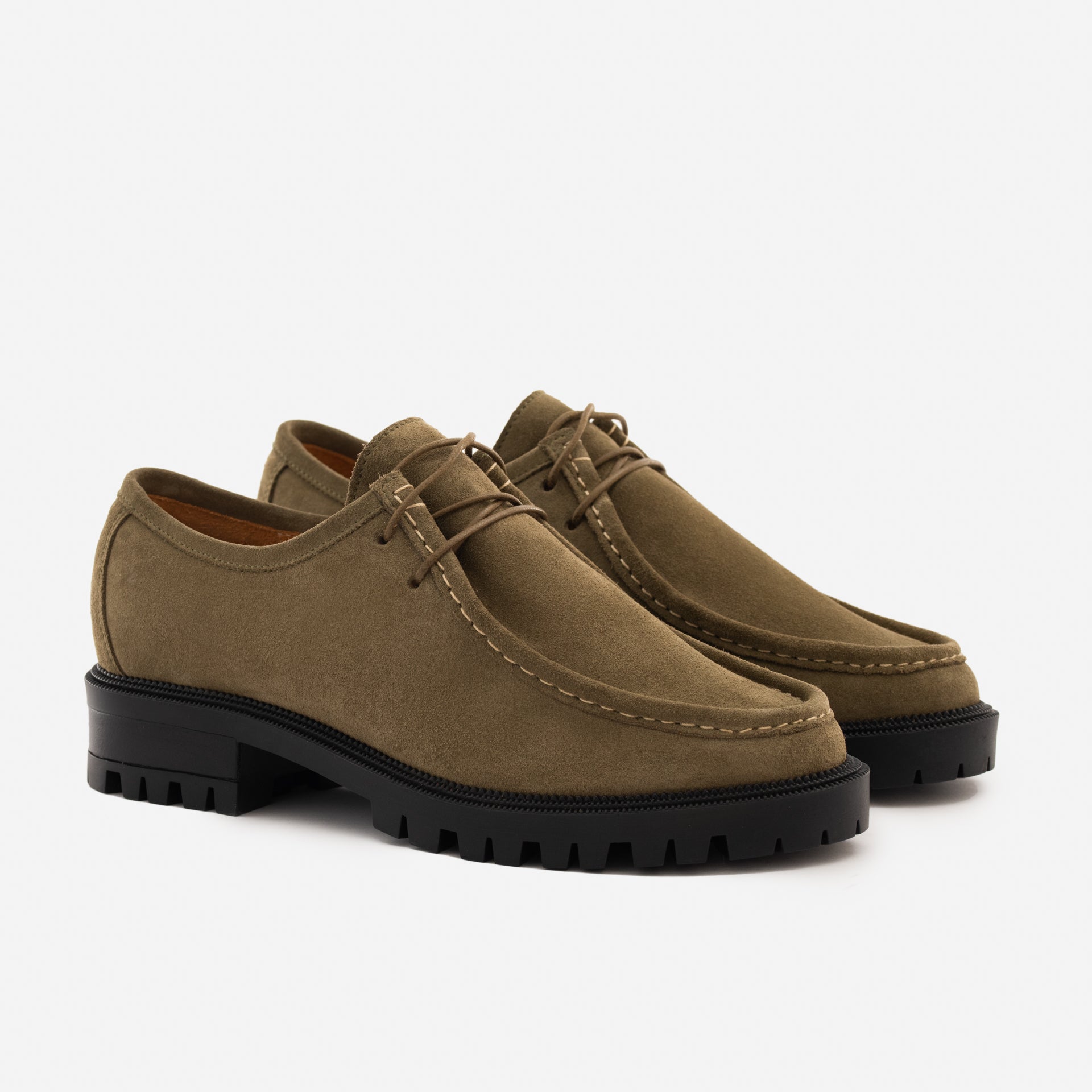 Tessa Derby - Water-Repellent Suede - Women's