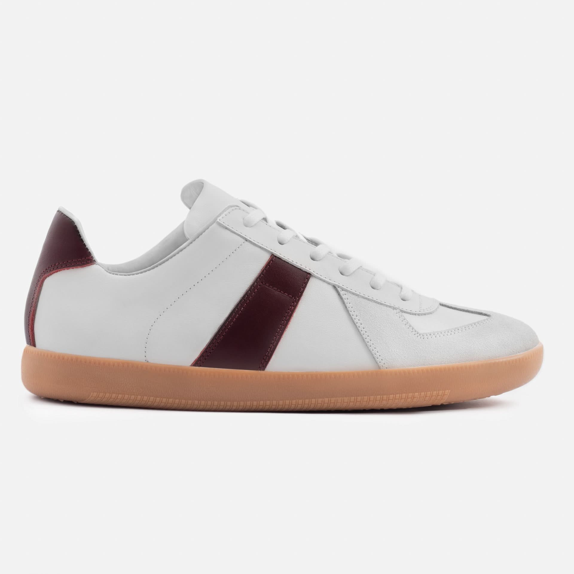 Morgen Trainers - Leather/Suede - Gum Sole - Men's