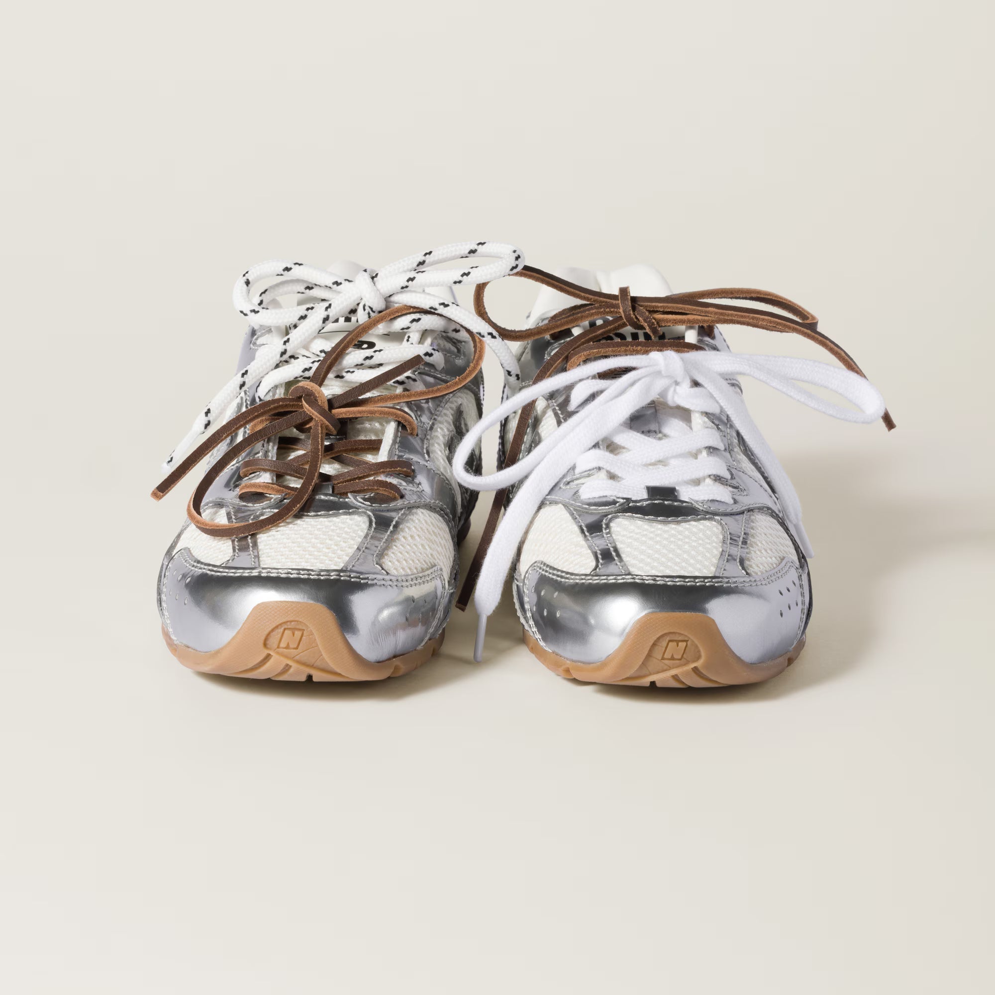 530 SL Runner – Leather and Mesh Metallic Edition
