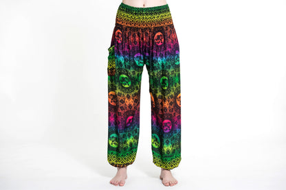 Rainbow Elephant Women's Elephant Pants in Green