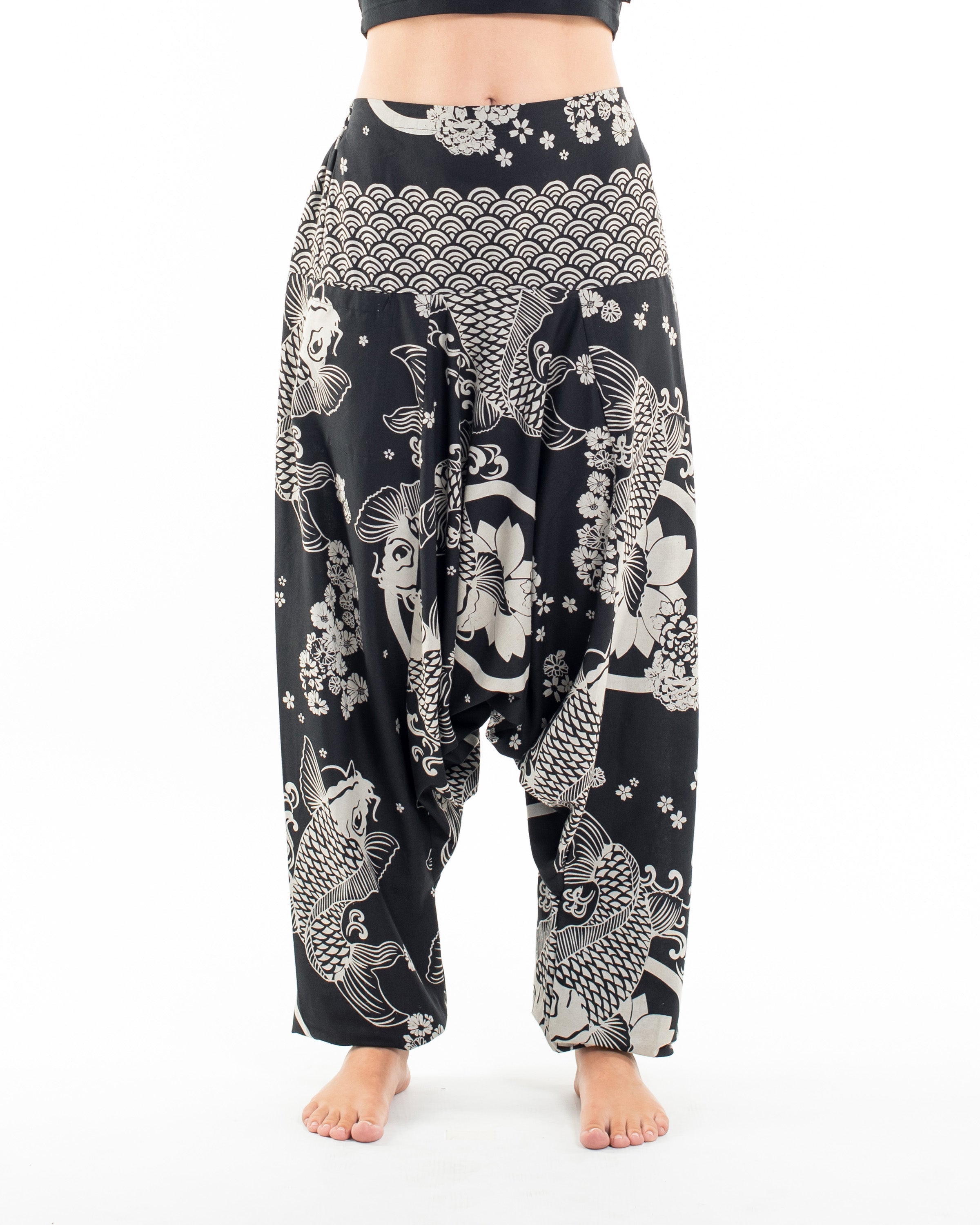 Unisex Koi Fish Cotton Lounge Set