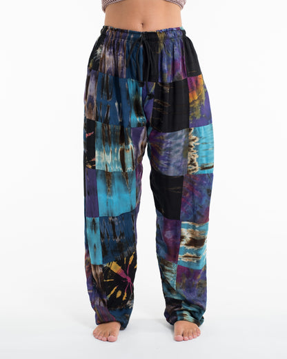 Women's Tie dye Patchwork Harem Pants in Winter