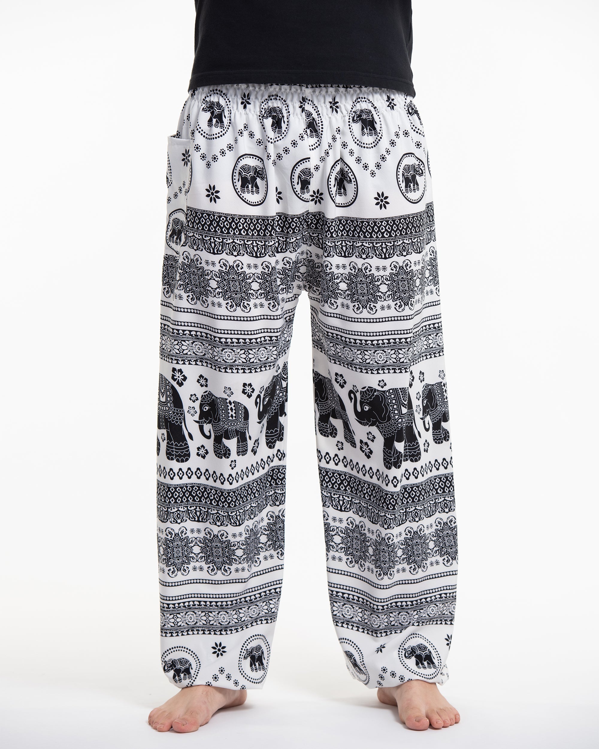 Unisex Parade Elephant Lounge Set in White