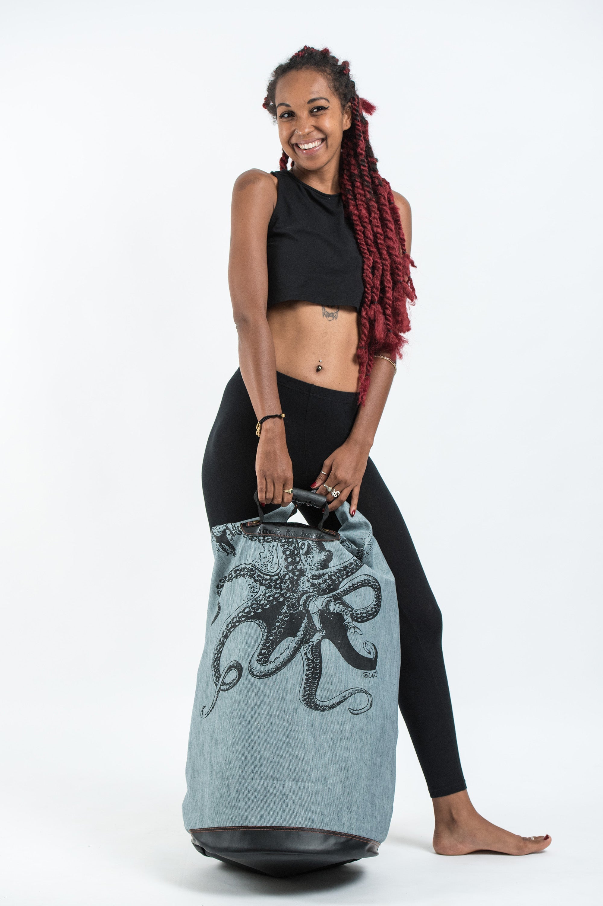 Octopus Denim Gear Backpack