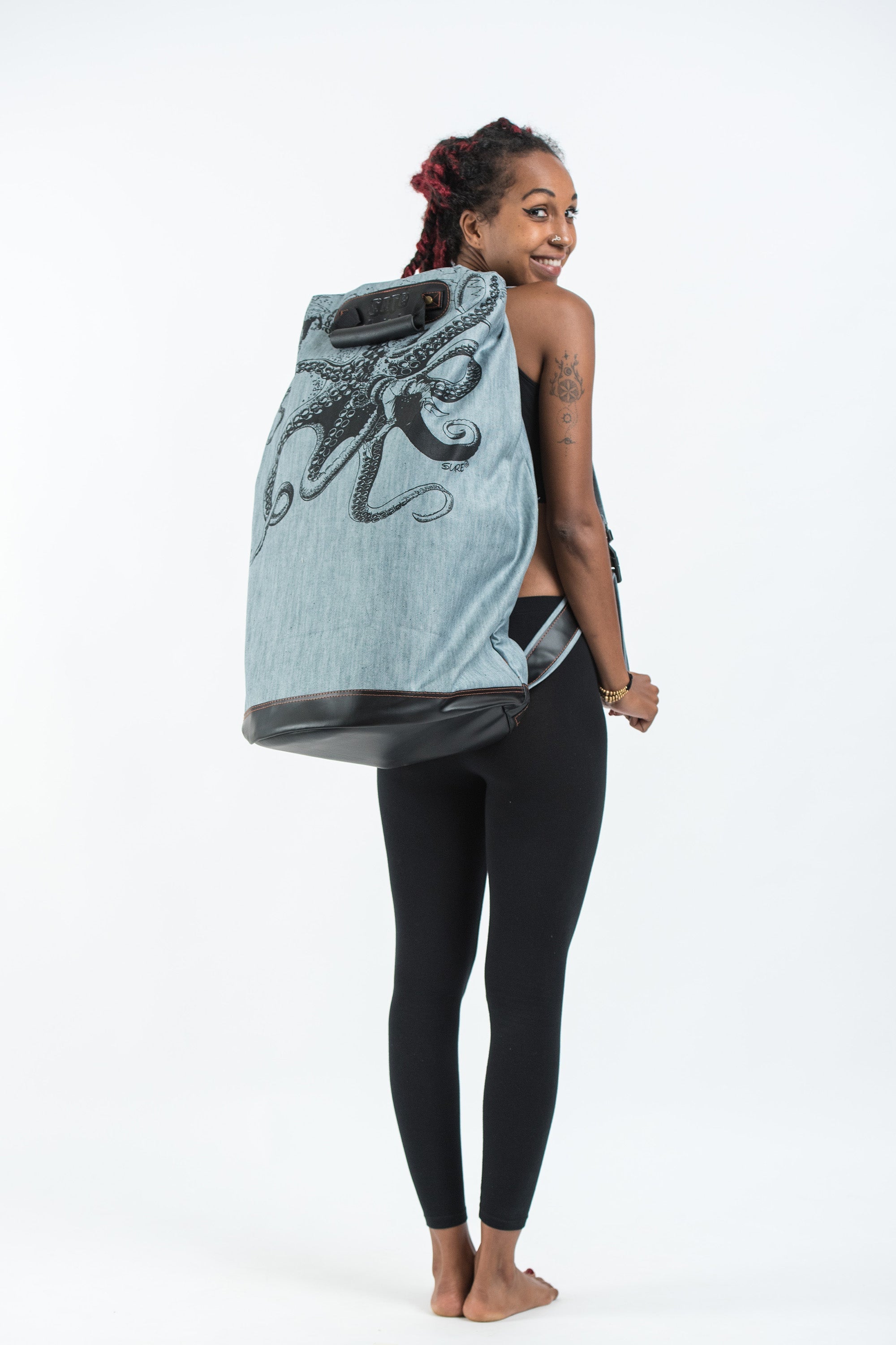 Octopus Denim Gear Backpack