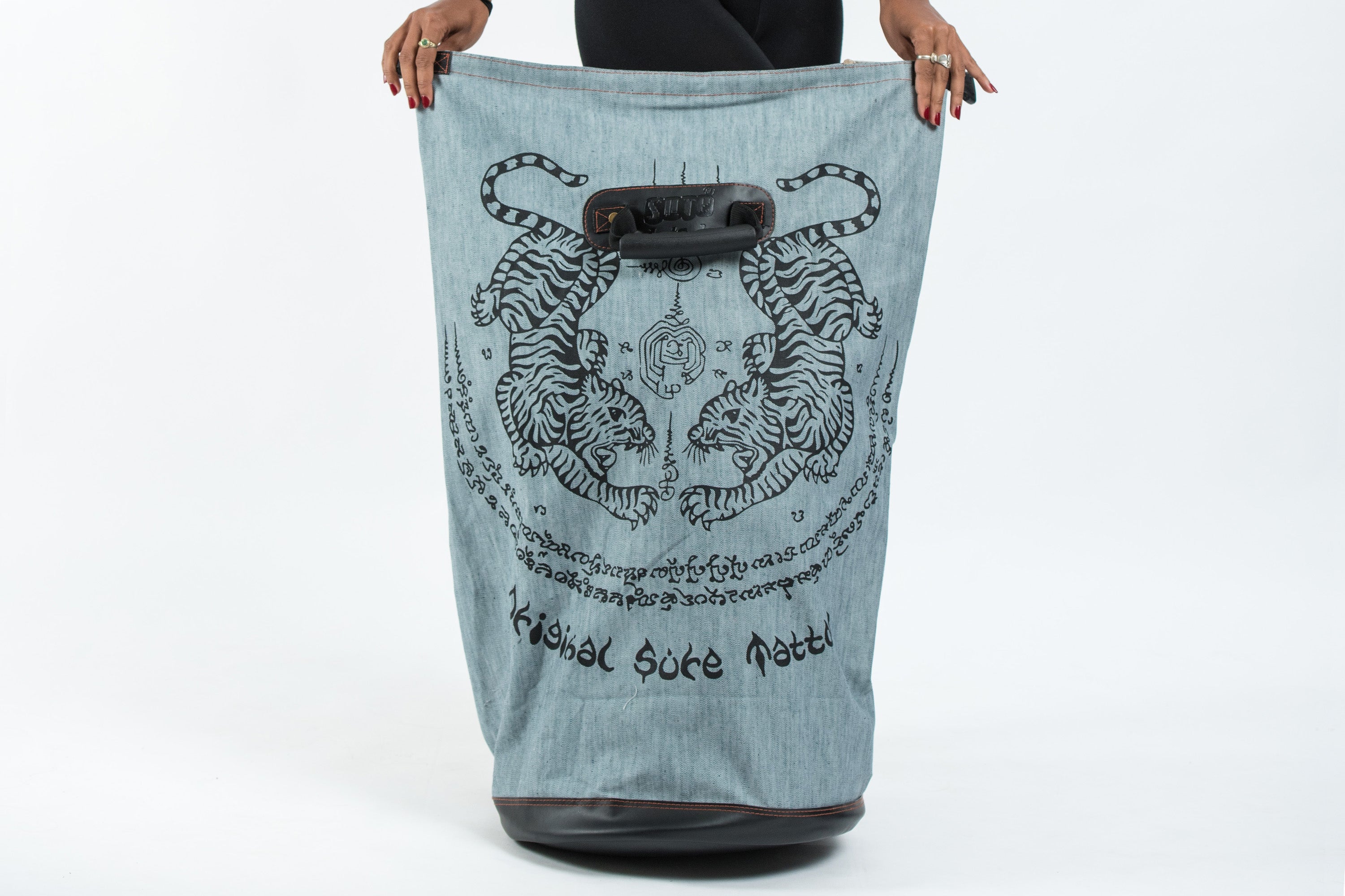 Thai Tattoo Denim Gear Backpack