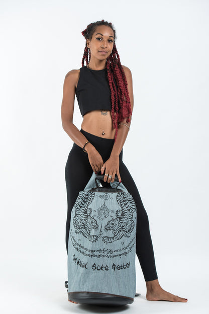 Thai Tattoo Denim Gear Backpack