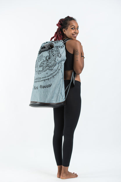 Thai Tattoo Denim Gear Backpack