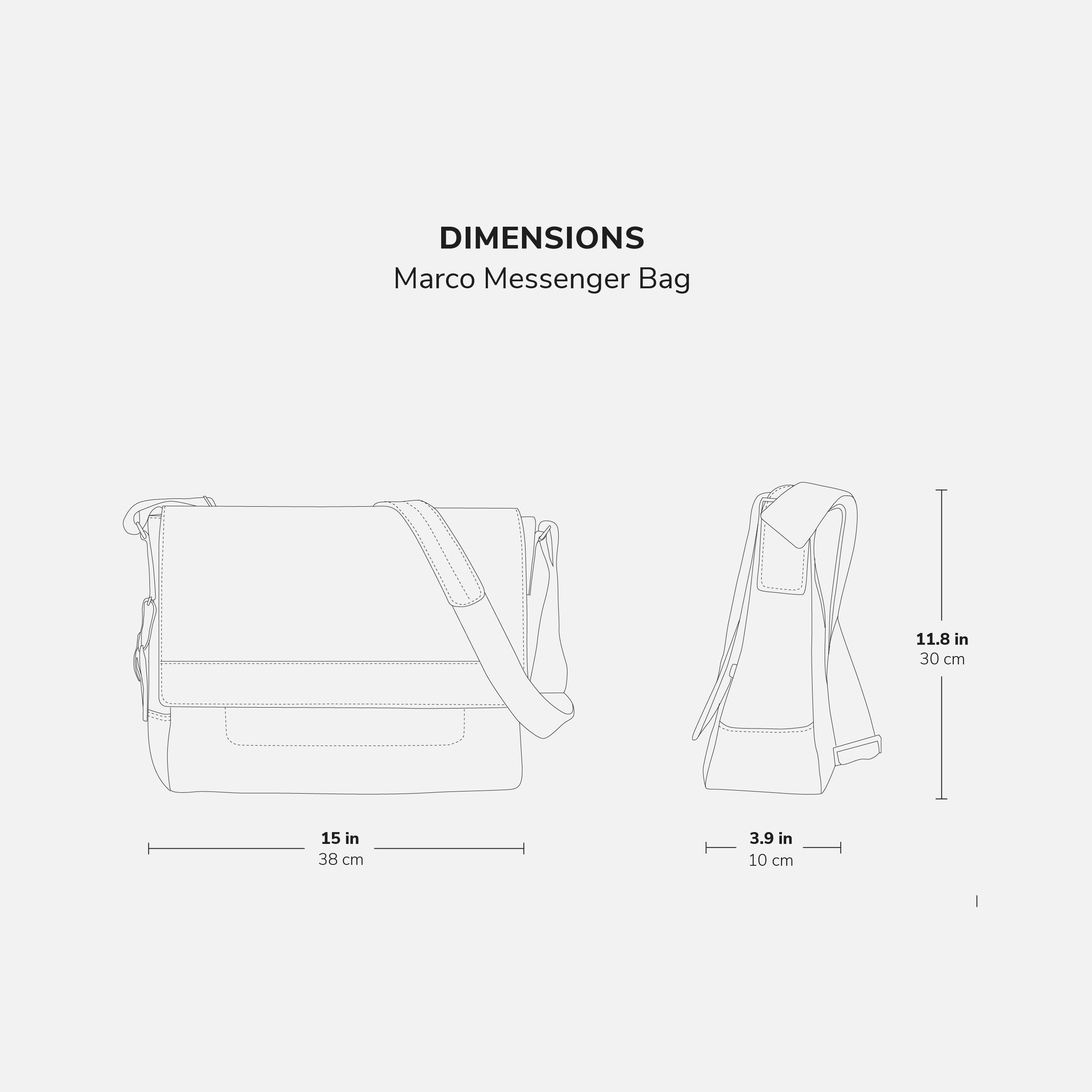 Marco Messenger Bag - Men's