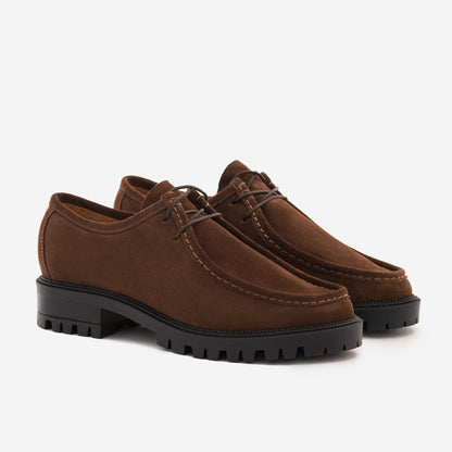 Tessa Derby - Water-Repellent Suede - Women's