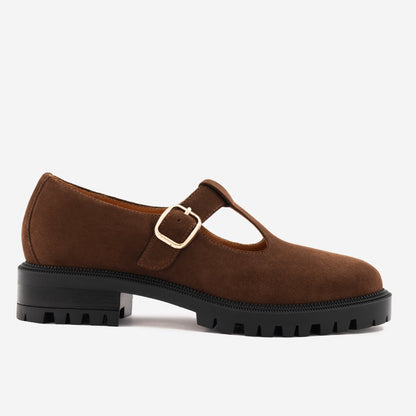 Eloise Mary Jane - Water-Repellent Suede - Women's