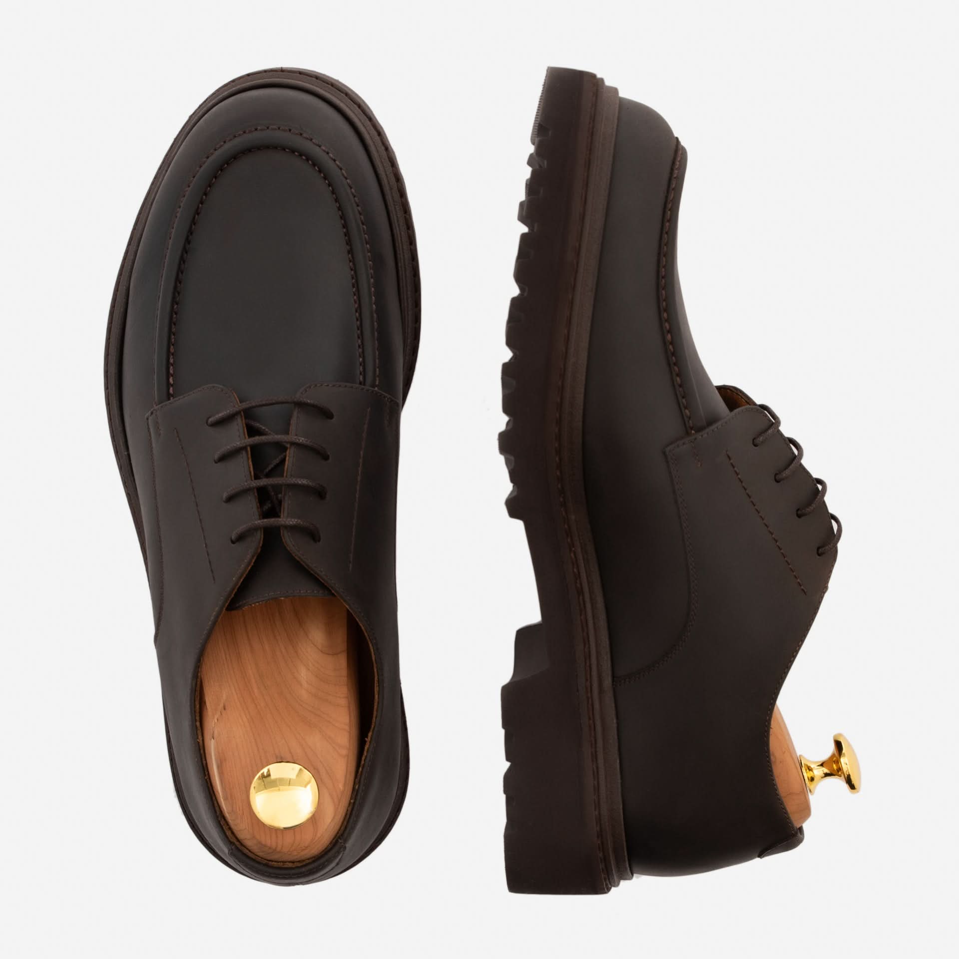 Clement Derby - Men’s  Pull Up Leather