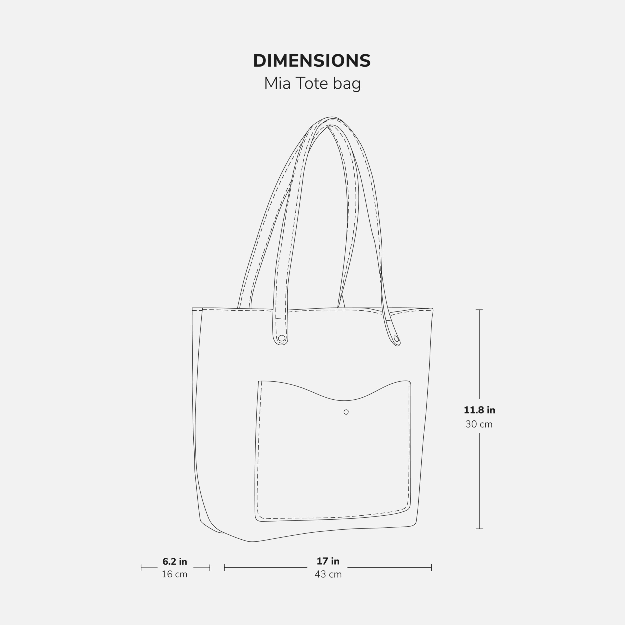 Mia Tote - Pebbled Leather - Women's