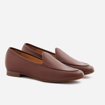 Greta Belgian Loafer - Full Grain Leather - Women's