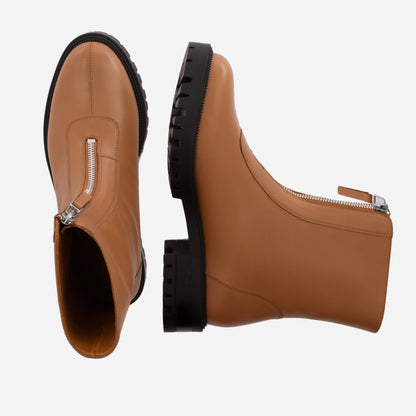 Jenna Zip Up Boots - Women’s  Full-Grain Leather