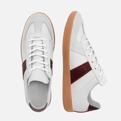 Morgen Trainers - Leather/Suede - Gum Sole - Men's