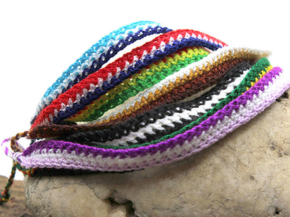 Friendship Woven String Bracelet 6 Pcs. PACK